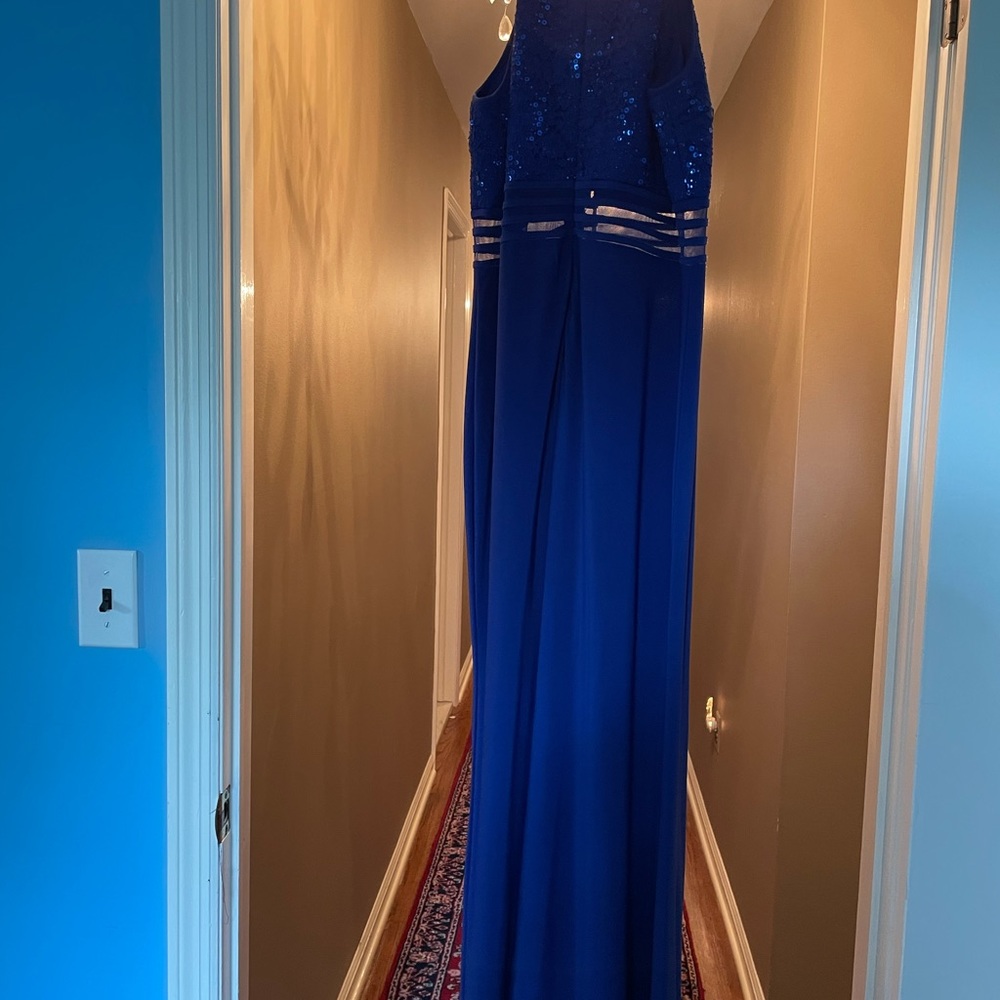 Formal royal blue long dress